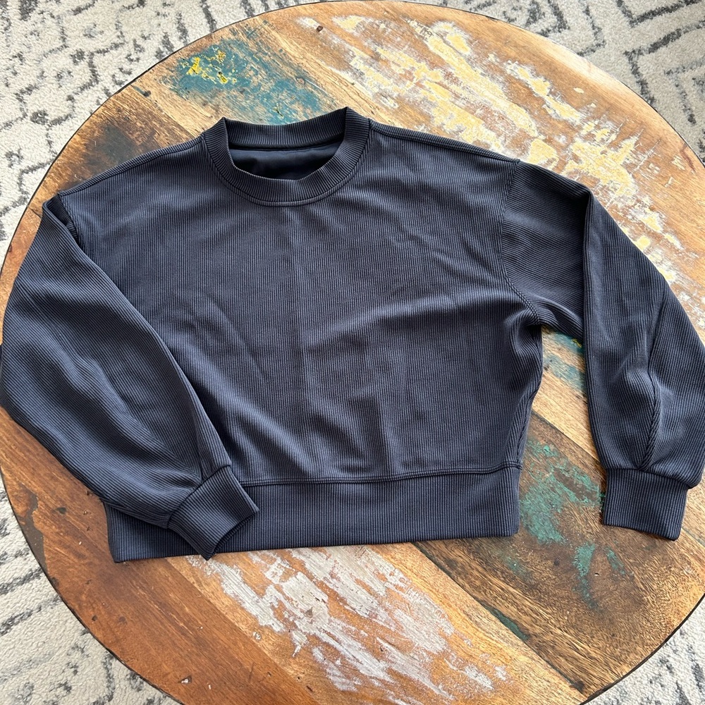 Lululemon Oversized Crop Crewneck Sweater - Picture 2 of 4